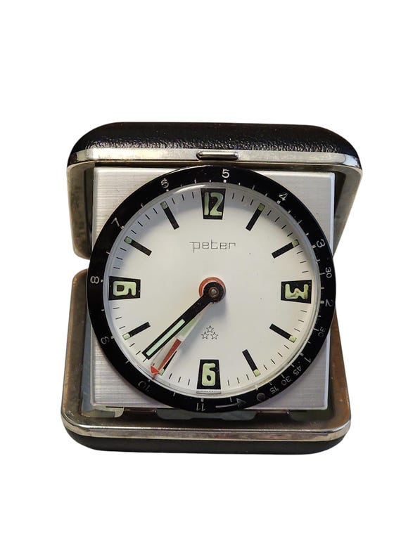 1960er Jahre Peter Germany Reisewecker