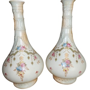 Royal Crown Devon Fieldings Vases Pair