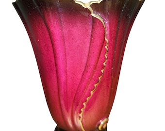 Jarrón Carlton Ware Rouge Royale
