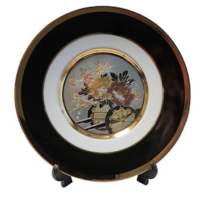 Vintage Chokin Japan Decorative Plate
