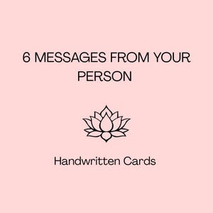 6 messages personnels Messages Oracle manuscrits