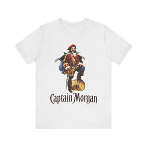 Captain Morgan Short Sleeve Tee - Unisex - S to 3XL sizing - Perfect gift for your friends or family - Retail Fit - Soft Cotton image 2
