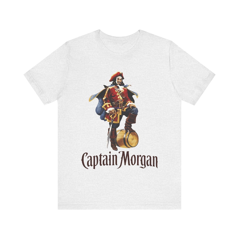 Captain Morgan Short Sleeve Tee - Unisex - S to 3XL sizing - Perfect gift for your friends or family - Retail Fit - Soft Cotton image 2
