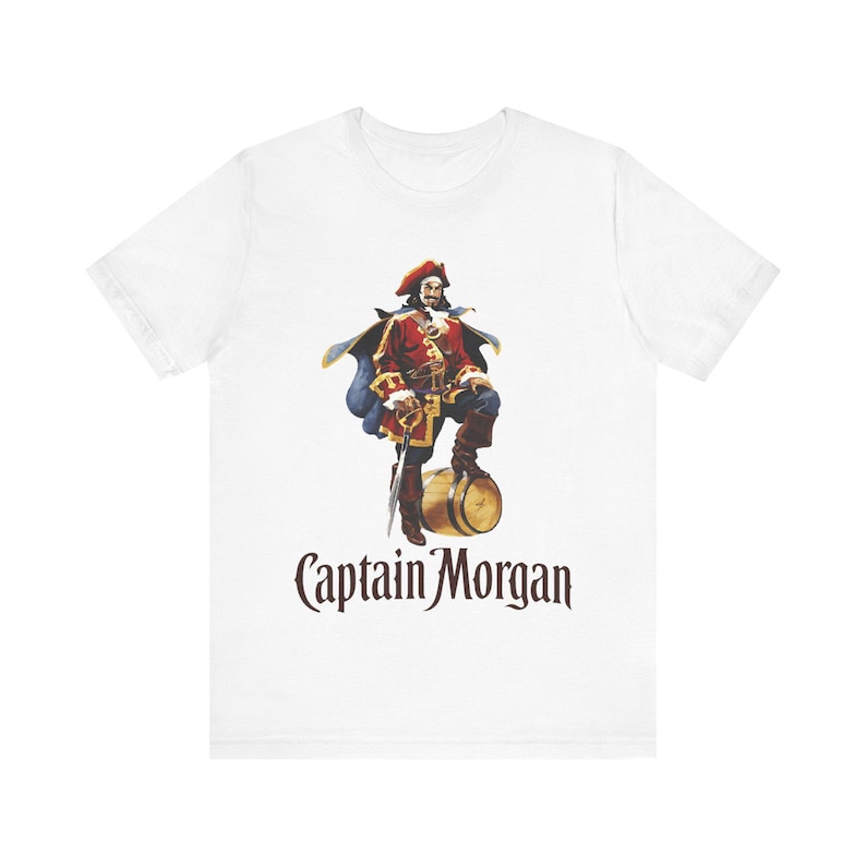 Captain Morgan Short Sleeve Tee - Unisex - S to 3XL sizing - Perfect gift for your friends or family - Retail Fit - Soft Cotton image 1