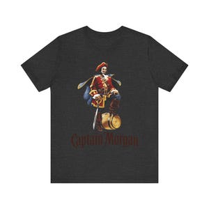 Captain Morgan Short Sleeve Tee - Unisex - S to 3XL sizing - Perfect gift for your friends or family - Retail Fit - Soft Cotton image 9
