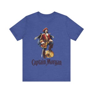 Captain Morgan Short Sleeve Tee - Unisex - S to 3XL sizing - Perfect gift for your friends or family - Retail Fit - Soft Cotton image 8