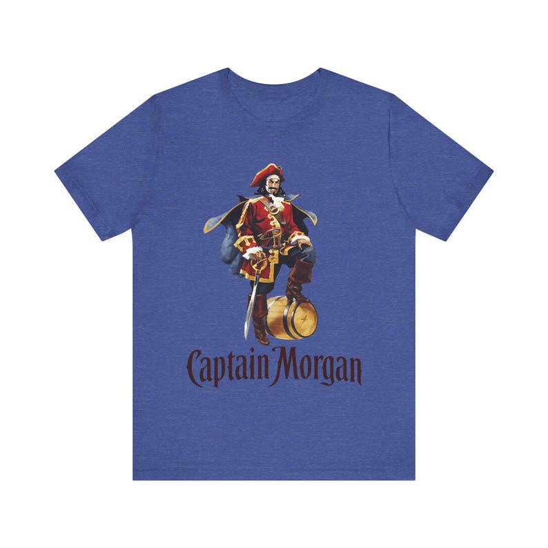 Captain Morgan Short Sleeve Tee - Unisex - S to 3XL sizing - Perfect gift for your friends or family - Retail Fit - Soft Cotton image 8