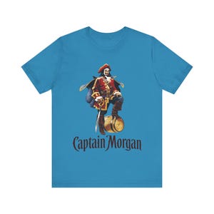 Captain Morgan Short Sleeve Tee - Unisex - S to 3XL sizing - Perfect gift for your friends or family - Retail Fit - Soft Cotton image 5