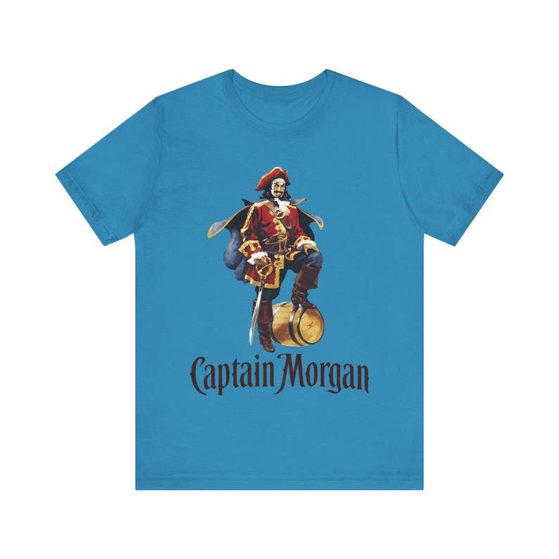 Captain Morgan Short Sleeve Tee - Unisex - S to 3XL sizing - Perfect gift for your friends or family - Retail Fit - Soft Cotton image 5