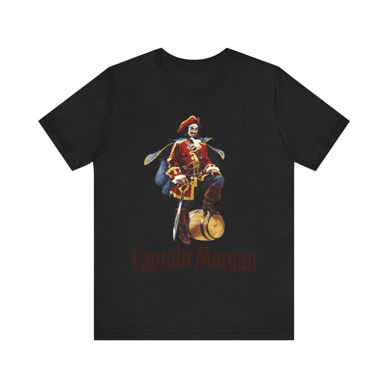 Captain Morgan Short Sleeve Tee - Unisex - S to 3XL sizing - Perfect gift for your friends or family - Retail Fit - Soft Cotton image 4
