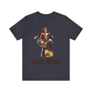 Captain Morgan Short Sleeve Tee - Unisex - S to 3XL sizing - Perfect gift for your friends or family - Retail Fit - Soft Cotton image 10