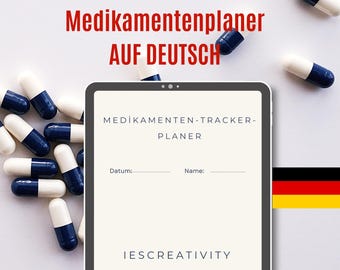 Planificador de medicamentos imprimible: Organizador diario de pastillas (PDF)