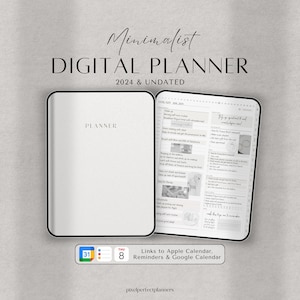 Digital Planner 2024 & Undated | GoodNotes Planner, Daily Planner, Weekly Planner, Monthly Planner, Notability Planner, iPad Digital Planner