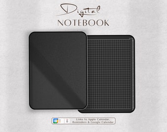 Digital Notebook | GoodNotes Notebook | Ipad Notebook, Student Notebook, NIGHT/DARK MODE, Notability Templates, Dotted, Lined, Grid, Cornell