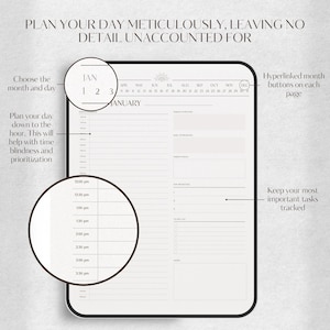 Student Digital Planner for GoodNotes | Academic & College Planner | Study, School & Daily iPad Planner | Undated Planner