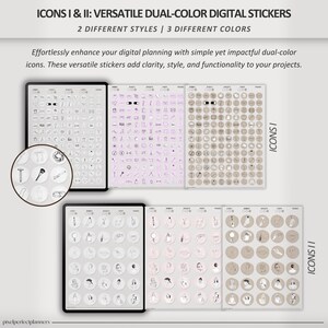Precropped iPad Stickers | Digital GoodNotes Sticker Book - Minimalist, Aesthetic, and Planner-Friendly Designs