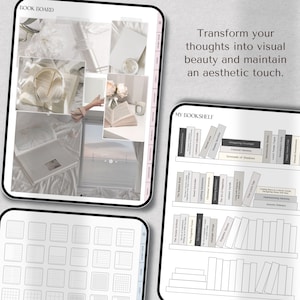 Reader's Log | Portrait Edition | Digital Reading Tracker, Book Log, Reading Planner, Goodnotes Journal