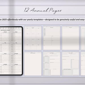 2026 dated digital planner created for ADHD focus and organization, with aesthetic minimalist daily templates for iPad, Samsung Tab, Goodnotes, and Notability