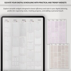 Aesthetic Digital Stickers | GoodNotes Precropped PNG Sticker Book for iPad – Minimalist and Cute Planner Stickers