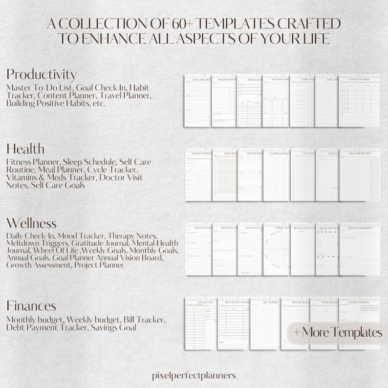 Daily Planner | iPad Planner | DATED GoodNotes Digital Planner 2024 | 2024 Digital Planner | Digital Journal