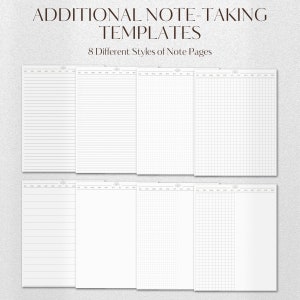 Academic & School Planner for GoodNotes | Student Digital Planner | College, Study & Daily iPad Planner | Undated Planner