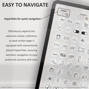Cute Journal Stickers | GoodNotes Precropped Sticker Book – Minimalist and Aesthetic Digital Stickers for iPad