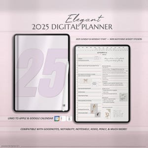 All-in-One Digital Planner 2025, Digital Planner, Digital Journal, Digital Goodnotes Template, Weekly, Daily Planner, Notability Schedule