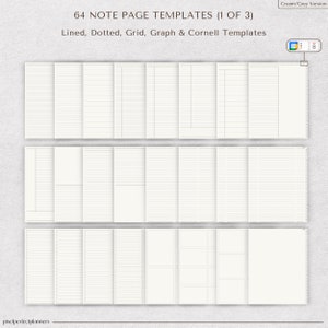 Dive into Digital Notebooks: GoodNotes, iPad, Student Notebook, Notability Templates, Journal, Dotted, Lined, Grid, Cornell—Versatile Choices.