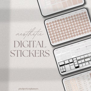 Digital Stickers | GOODNOTES STICKER BOOK, Digital Planner Stickers, Pre-cropped Digital Stickers, Daily Stickers, Everyday Digital Stickers