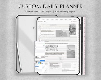 Digital Planner - UNDATED | Portrait GoodNotes Planner | Daily Planner | Weekly Planner | Monthly Planner | iPad Planner, Notability Planner