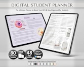 Student Digital Planner: Academic Agenda, Goodnotes & Notability Templates