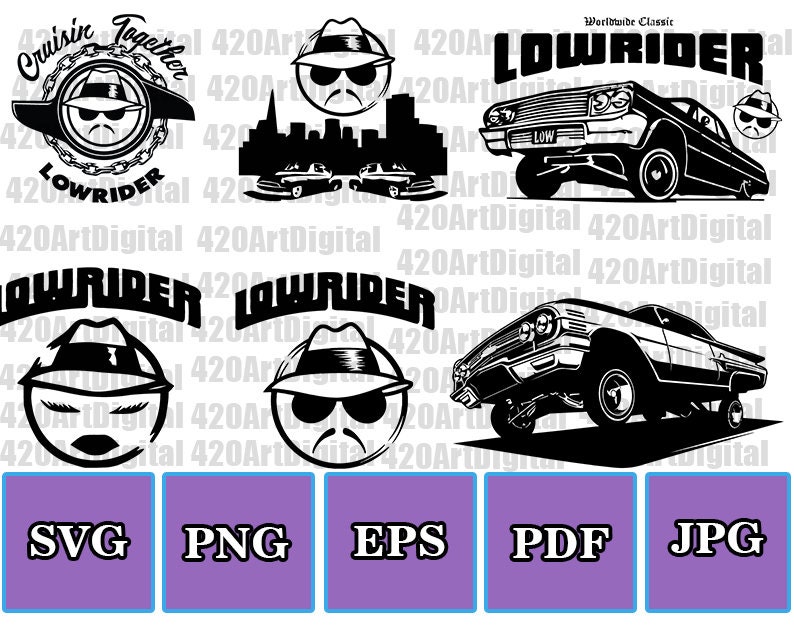 Lowrider Bundle SVG/PNG Cholo SVG Orale Svg Lowrider México | lupon.gov.ph