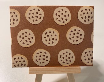 Cookies Patterned Small Envelopes, Handmade Small Envelopes, Gift Card Envelopes, Mini Envelopes, Tiny Envelopes, 3” x 4”, Set of 8