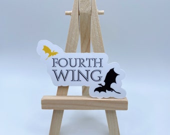 Fourth Wing Sticker, Dragon Rider Sticker, Xaden Riorson, Violet Sorrengail, Rebecca Yarros