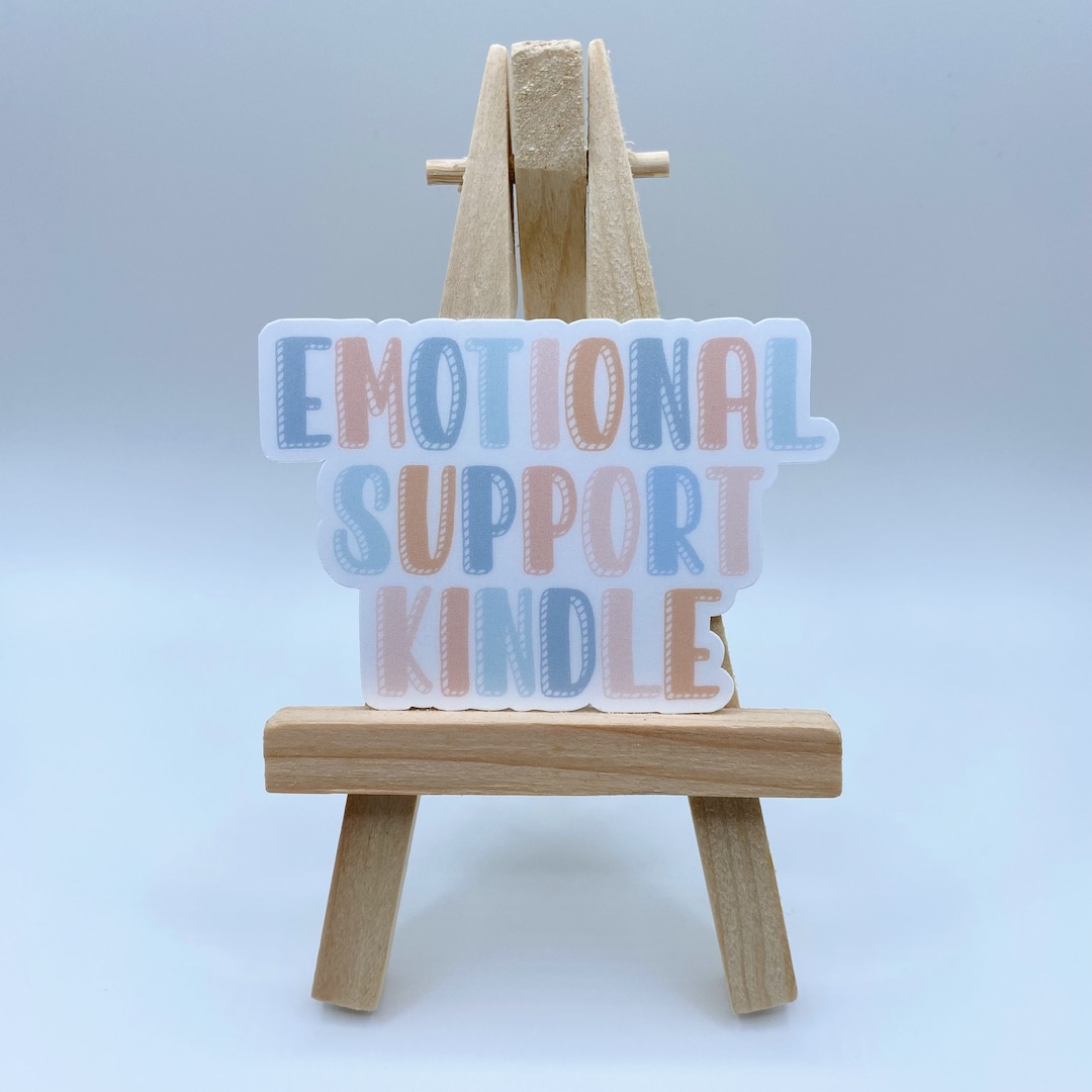 Child Support Sticker Emotional Support Kindle Sticker, Bookish Sticker, Gift for Reader ...