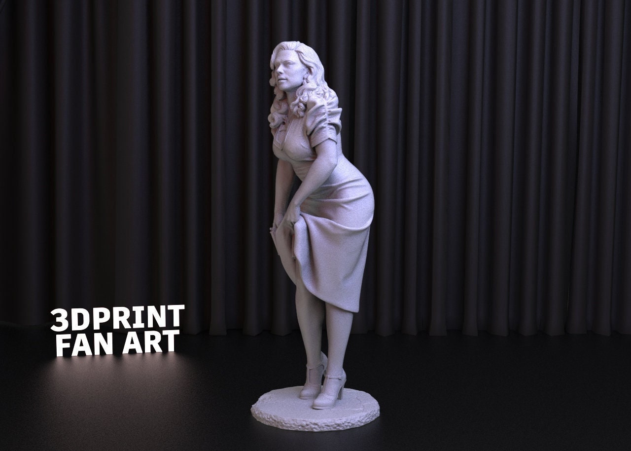 Marvel Agent Carter Sexy Pose 3D Print STL File for 3D Printing,3d ...