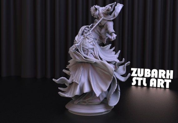 Darth Sidious and Yoda 3D Print STL File for 3D Printing,3D Digital File, Instant Download Drive Link, Yoda Statue STL,Star Wars STL Figure