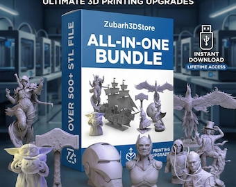 Stl Pack Bundle, stl file 3d printing  3D Print STL File for 3D Printing, Anime Stl, 3D Digital File, Instant Download Drive Link