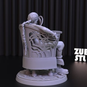 Jinx Statue STL File: LoL 3D Model (Digital Download) image 4