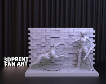 Claire Redfield Resident Evil STL File: 3D Printer Model (Digital Download)
