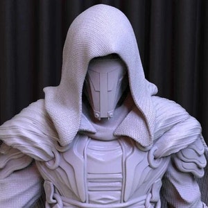Archivo STL de Darth Raven de Star Wars para impresora 3D, archivo STL de figura de acción para impresión 3D, figura digital de Darth Revan imagen 5