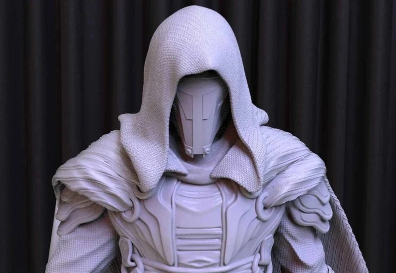 Archivo STL de Darth Raven de Star Wars para impresora 3D, archivo STL de figura de acción para impresión 3D, figura digital de Darth Revan imagen 5