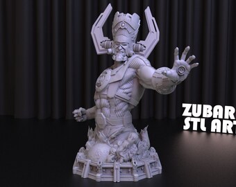 Marvel Galactus 3D Print STL File per la stampa 3D,File digitale 3D, Download istantaneo Drive Link, Statua di Galactus STL, Figura MarvelSTL