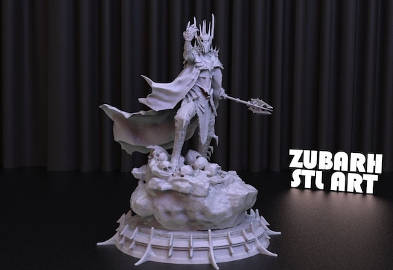 Sauron Statue STL File for 3D Printing (Digital Download)