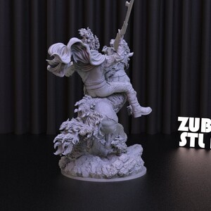Marvel Ghost Rider STL File for 3D Printing,3D Digital File, Stl 3D model design, Ghost Rider Statue STL,Marvel STL Figure image 2