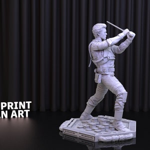 カル・ケスティス スター・ウォーズ STL ファイル: 3D プリント フィギュア (デジタル ダウンロード) 画像 4