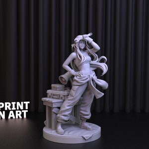 Winry Rockbell 3D Print STL File for 3D Printing,3D Digital File, Instant Download, Anime Statue STL,Full Metal Alchemist STL Figure