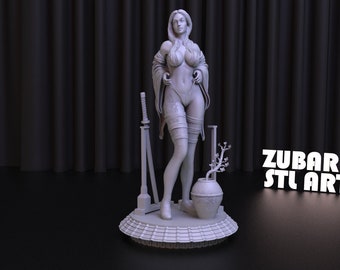 Geisha Statue 3D Print STL File (NSFW) (Digital Download)
