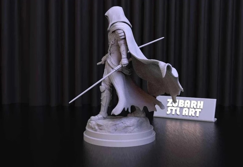 Archivo STL de Darth Raven de Star Wars para impresora 3D, archivo STL de figura de acción para impresión 3D, figura digital de Darth Revan imagen 3