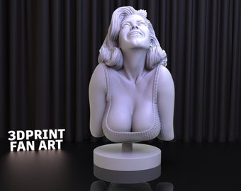 Marilyn Monroe Statue 3D Print STL File (Digital Download)